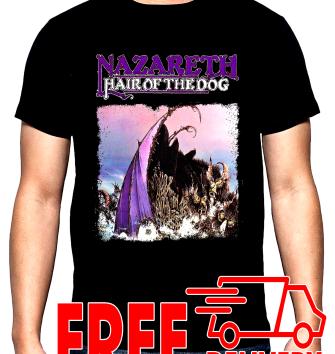 Nazareth, Hair of the dog, men's  t-shirt, 100% cotton, S to 5XL